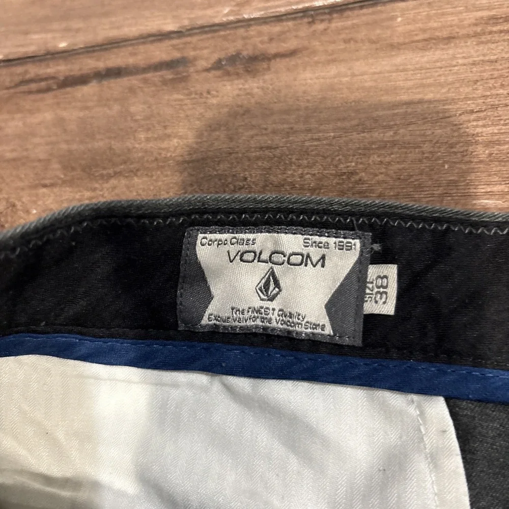 Volcom Stone 38x32 GraySkateboarding Chino Straight Fit Pants Skater